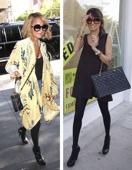 Nicole Richie and her Vintage Chanel Bags 